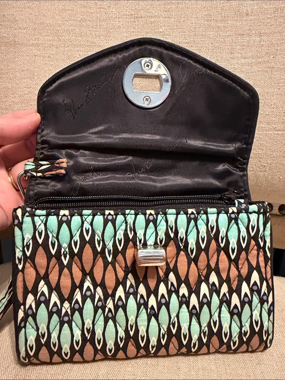 Vera Bradley “Sierra Stream” Your Turn iPhone/Wristlet